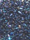 50g 5x4x2mm Metallic Navy AB Tile Beads